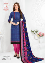 JK Mastani Vol-4 Cotton Dupatta Printed Suits Catalog Collection