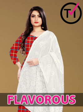 Flavorous Vol-1 Knitting Imported Fabric With Diamond Dupatta Catalog Collection