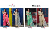 Manjubaa Misri Silk Saree Catalog Collection