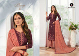 Kalarang Noor Jam Silk Plazzo Style Suits Catalog