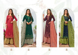 Kalarang Noor Jam Silk Plazzo Style Suits Catalog