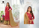 Kalarang Noor Jam Silk Plazzo Style Suits Catalog