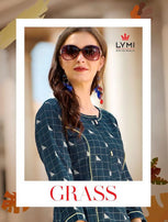 Lymi Grass Cotton Weaving Straight Pattern Kurti Catalog