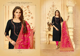 AVC Bansuri Stall Dupatta Heavy Cotton Slub Salwar Suits Catalog