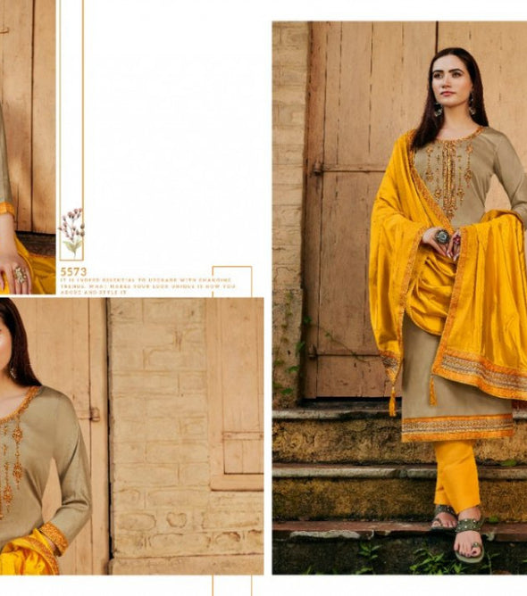 Kessi Shilk Shine Vol-3 Jam Silk with Khatli Work Straight Suits Catalog