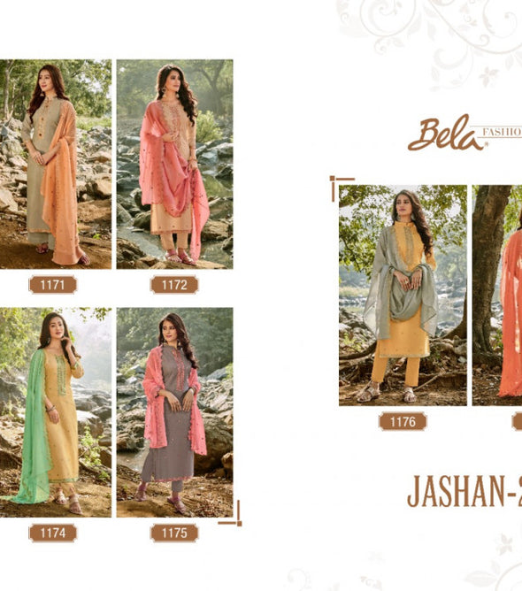 Bela Fashion Jashan Vol-2 Straight Salwar Kameez Catalog