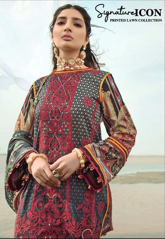 Signature Icon Printed LAwn Collection Pakistani Print Concept Suits Catalog