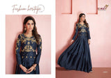 Arihant Vamika Sayna Soft Silk Gown Type Kurti Catalog