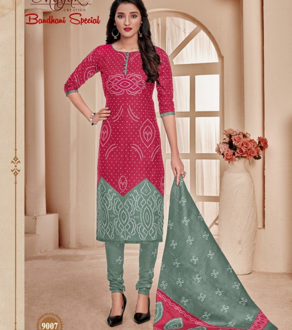 Mayur Creation Bandhani Special Vol-9 Printed Bandhej Print Suits Catalog